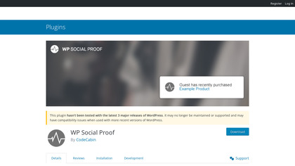 WP Social Proof image