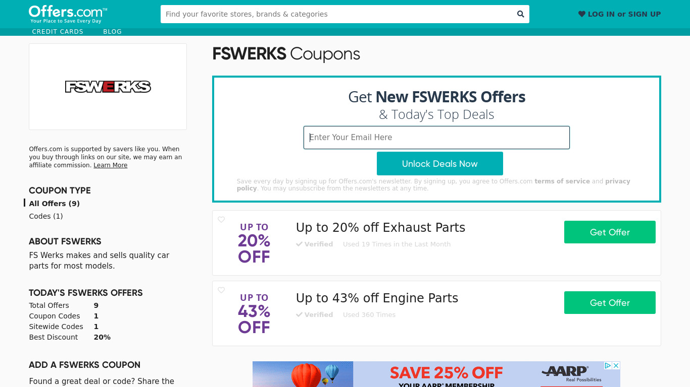 FSWorks Landing page