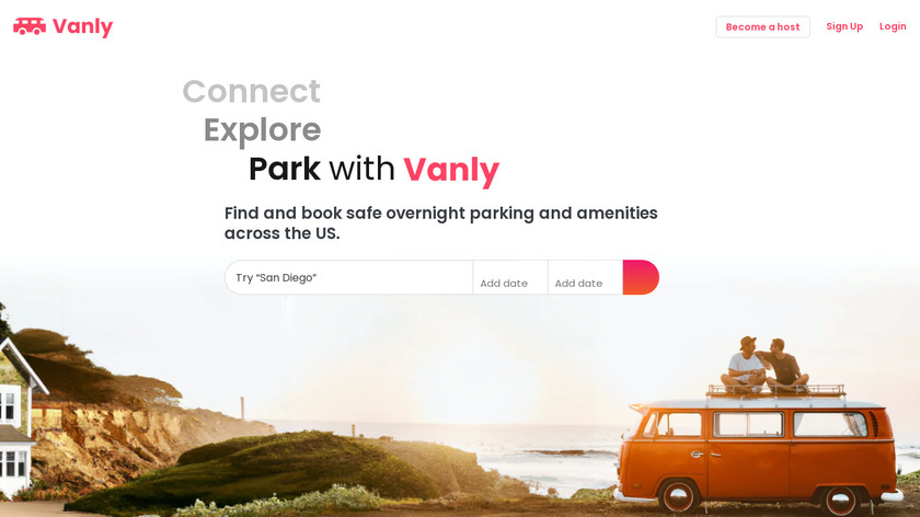 Vanly Landing Page