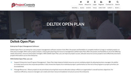 Deltek Open Plan image
