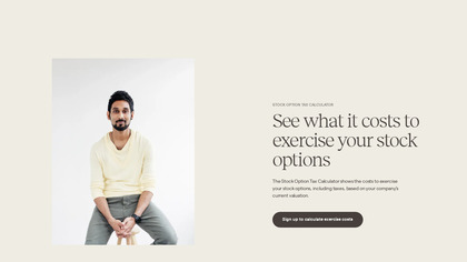 Options Exercise Tax Calculator image