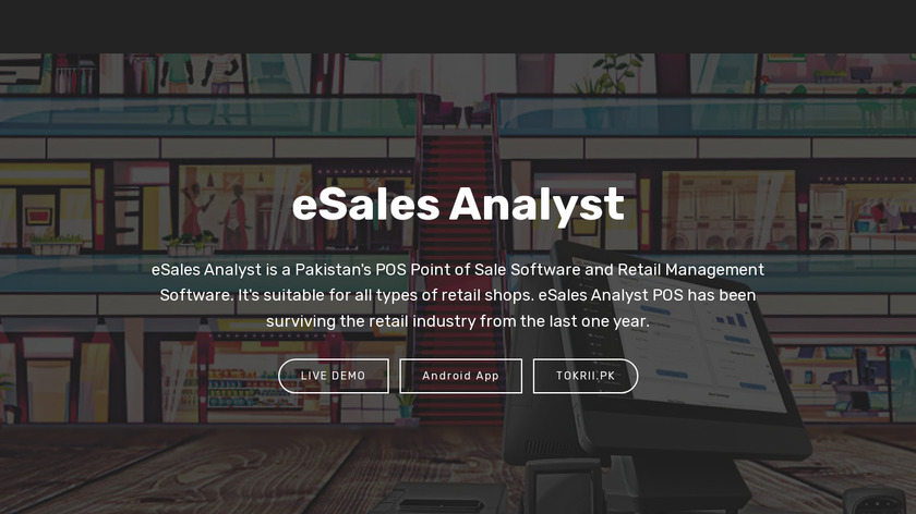 eSales Analyst Landing Page