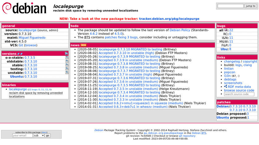 localepurge Landing Page