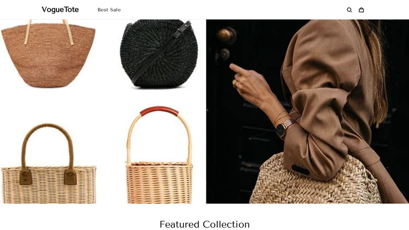VogueTote Landing Page