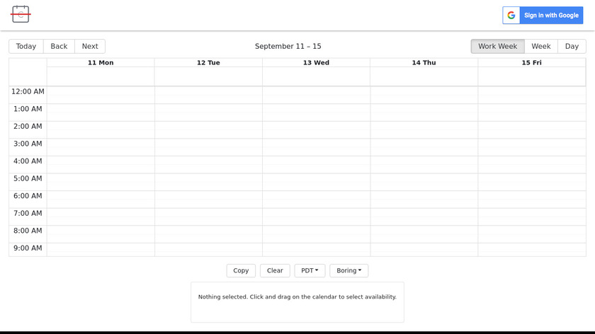 What Time Today? Landing Page