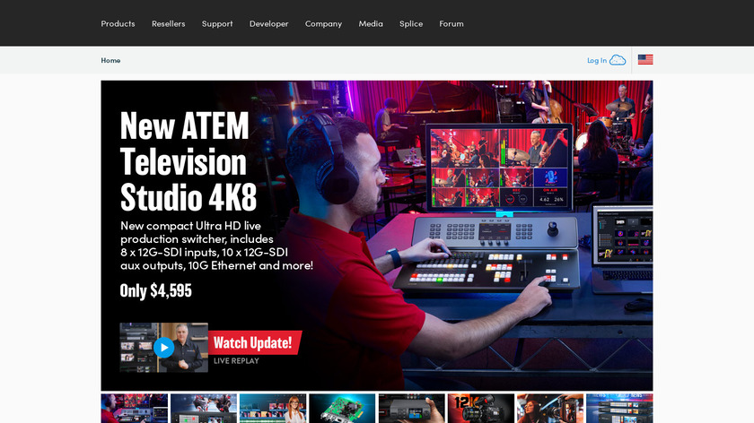 Blackmagic Disk Speed Test Landing Page