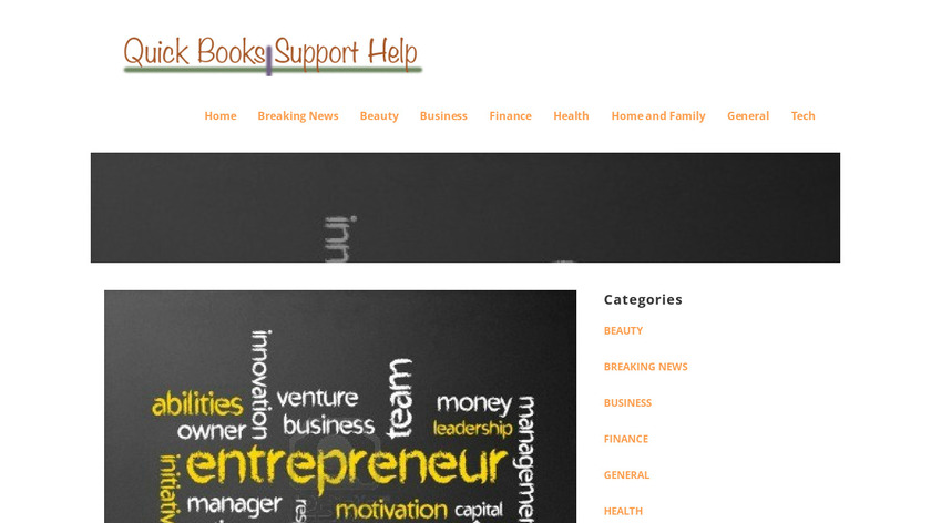 Quickbooks Support Landing Page