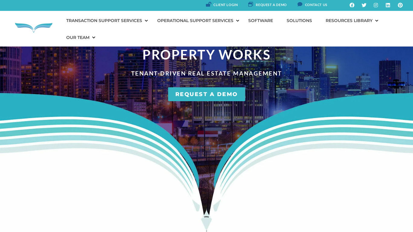 Property Works Landing page