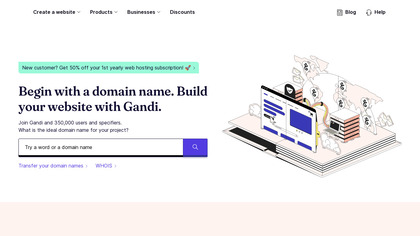 Gandi.net screenshot