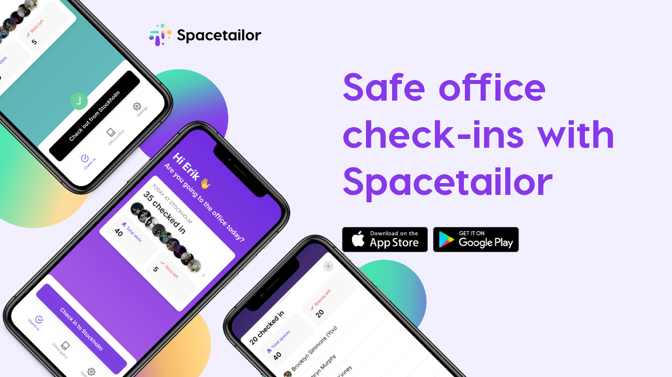 Spacetailor by Teamtailor Landing page