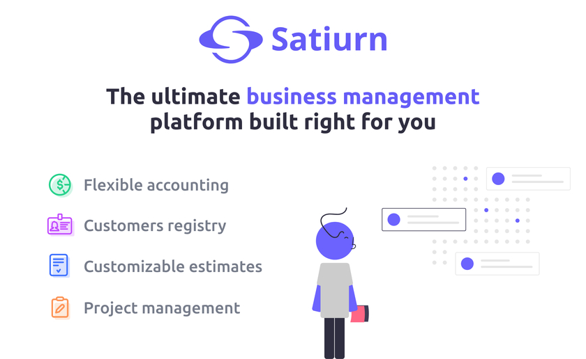 Satiurn Landing Page