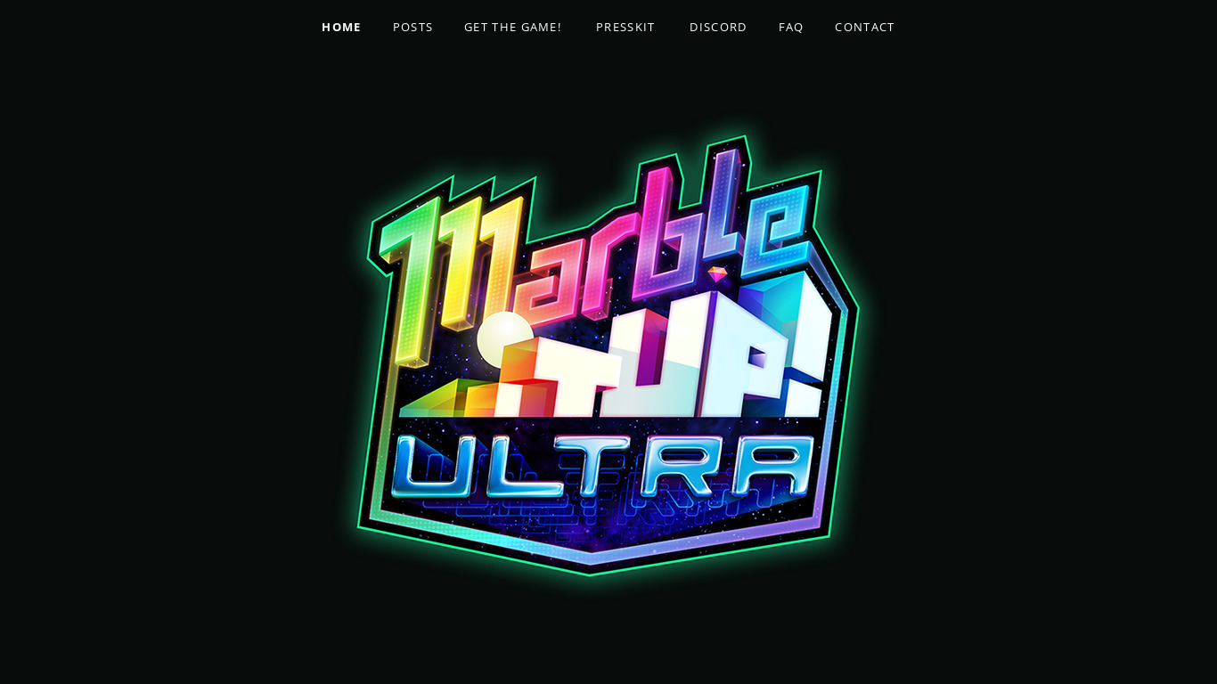 Marble It Up! Landing page