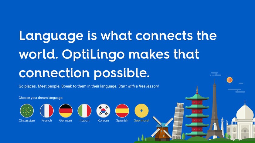 OptiLingo Landing Page