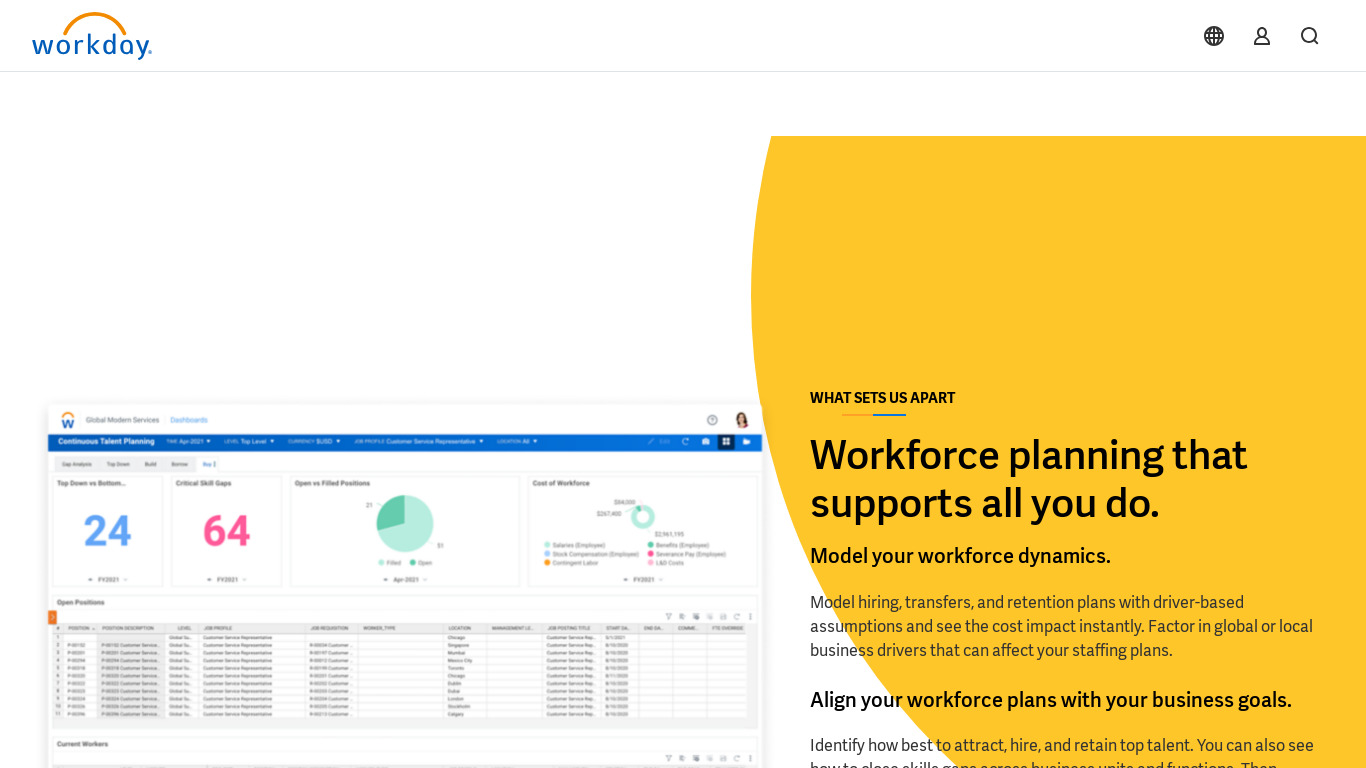 Workday Adaptive Planning Landing page