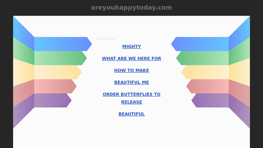 Are You Happy Today? Landing Page