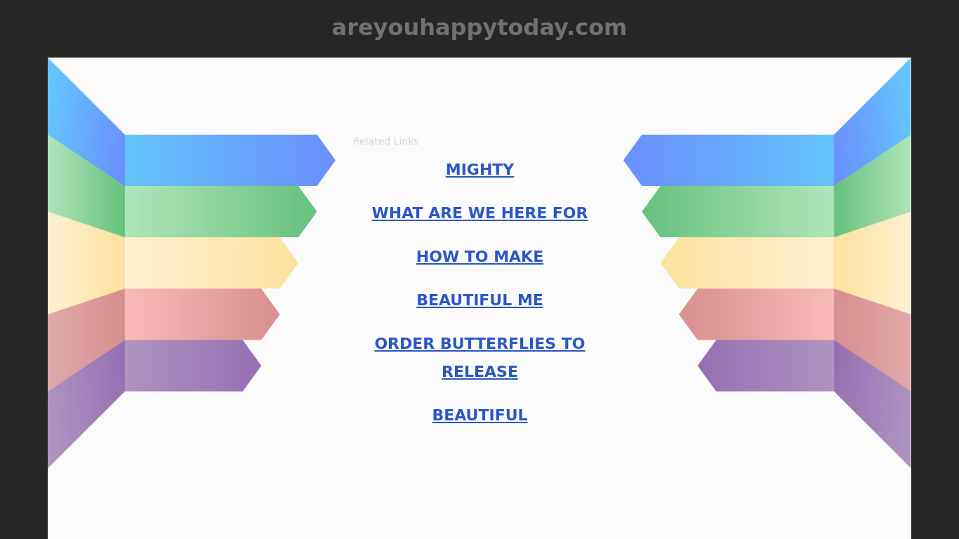 Are You Happy Today? Landing page