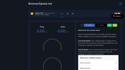 BrowserSpeed screenshot