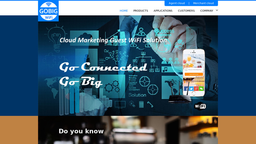 GoBig WiFi Landing Page
