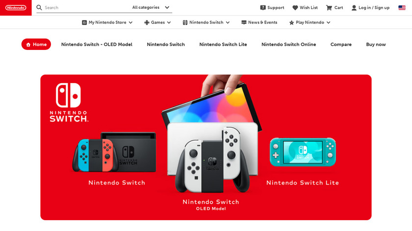Nintendo Switch Parental Controls Landing Page