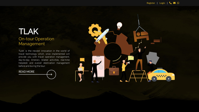 TlakApp Landing Page