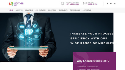 Stimes ERP image