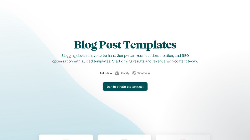 getmatcha.com Blog Post Templates Landing Page