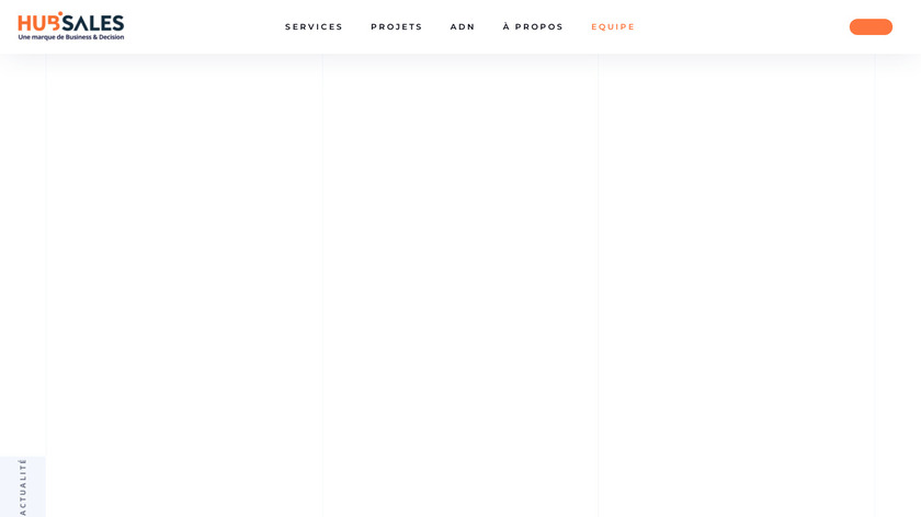Hub'Scan Landing Page