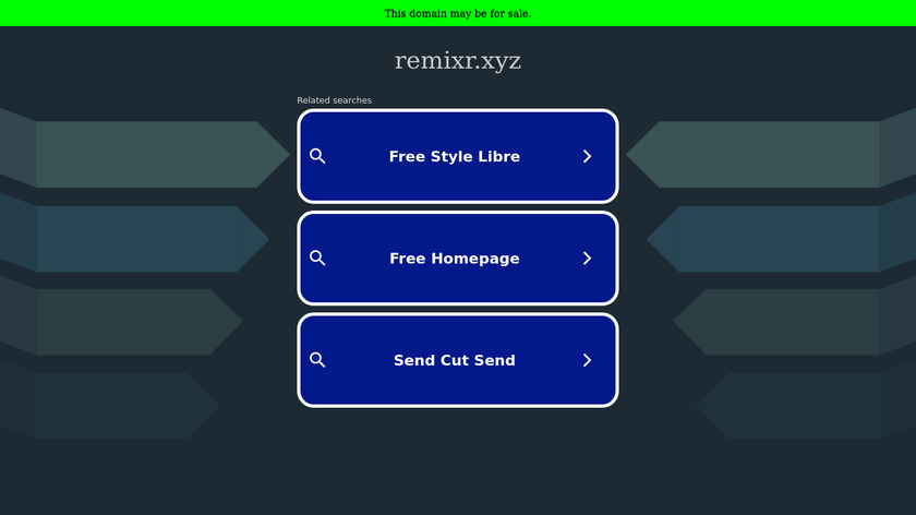 remixr Landing Page