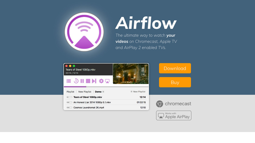 Airflow.app Landing Page