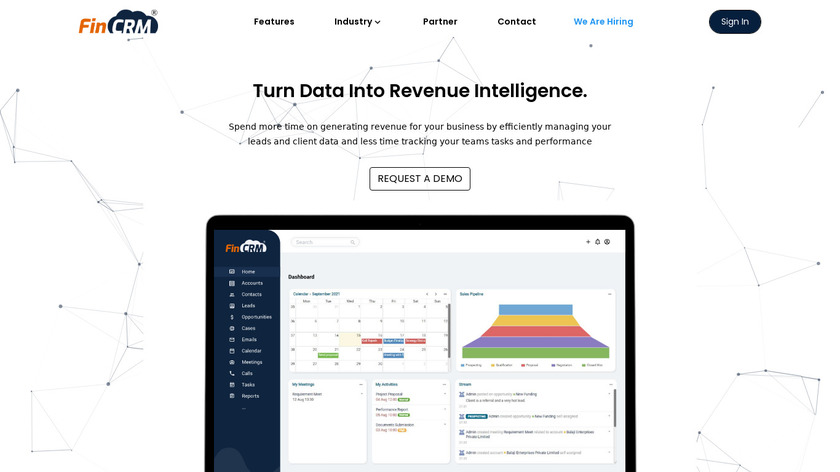 FINCRM.net Landing Page