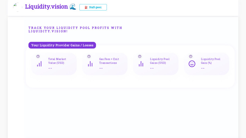 Liquidity Vision Landing Page