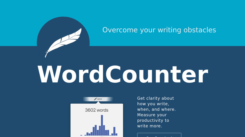 Word Counter for Mac Landing Page
