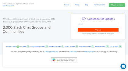 2000 (!) Slack Groups image