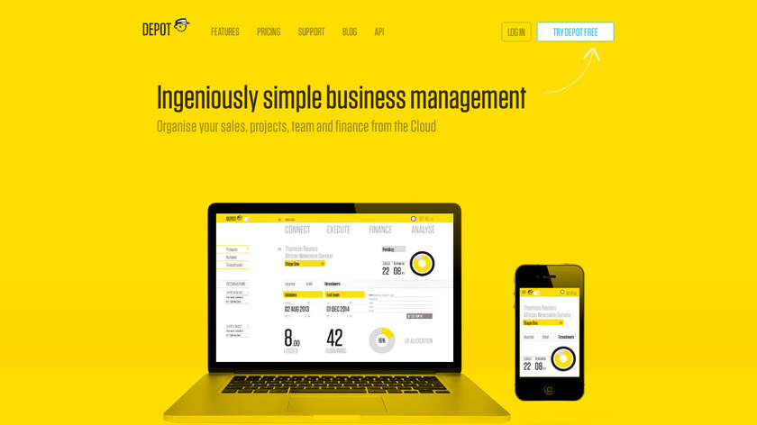 Depot Landing Page