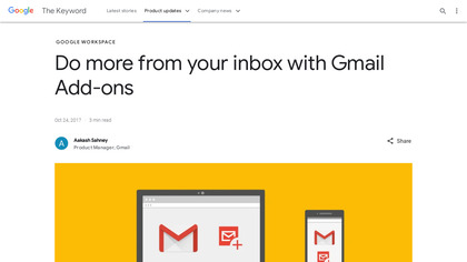 Gmail Add-ons image