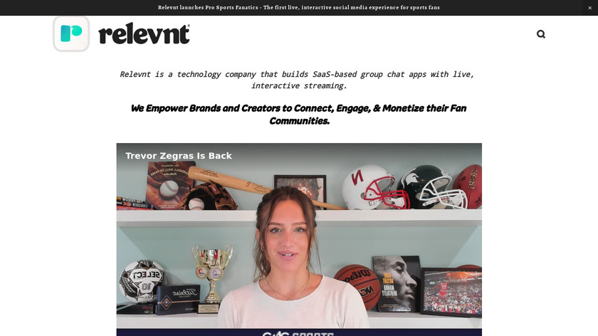 Relevnt Landing Page