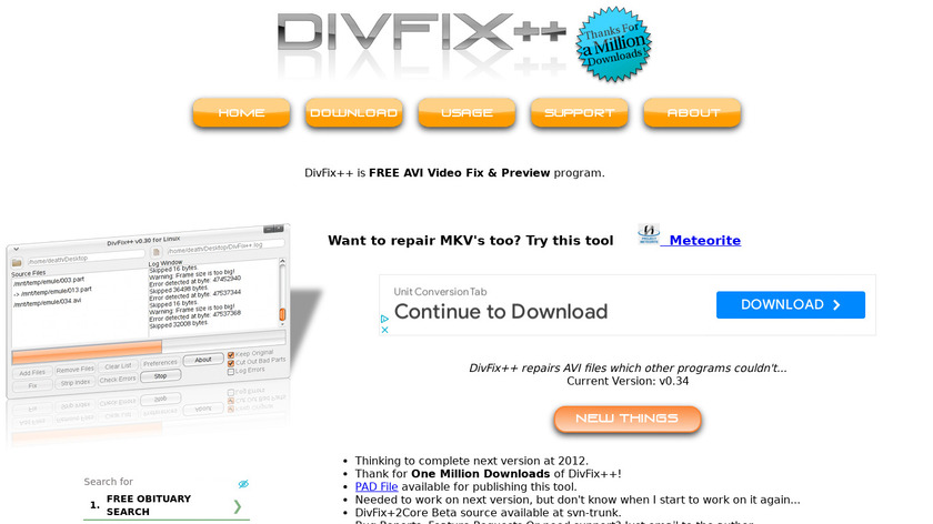DivFix++ Landing Page
