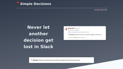 Simple Decisions for Slack image
