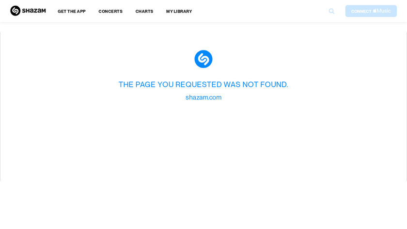 Shazam for Brands Landing Page