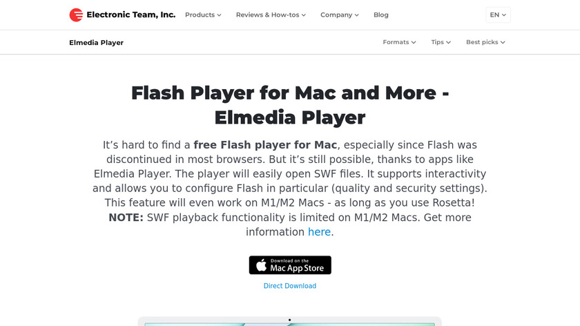 SWF & FLV Player Landing Page