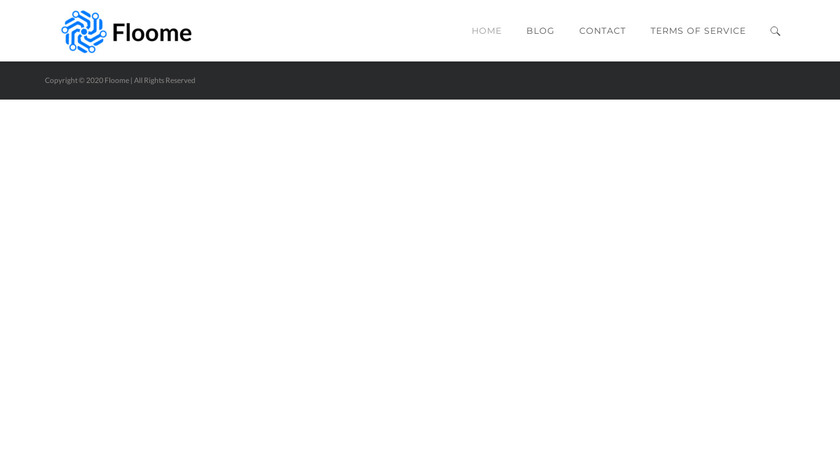 Floome Landing Page