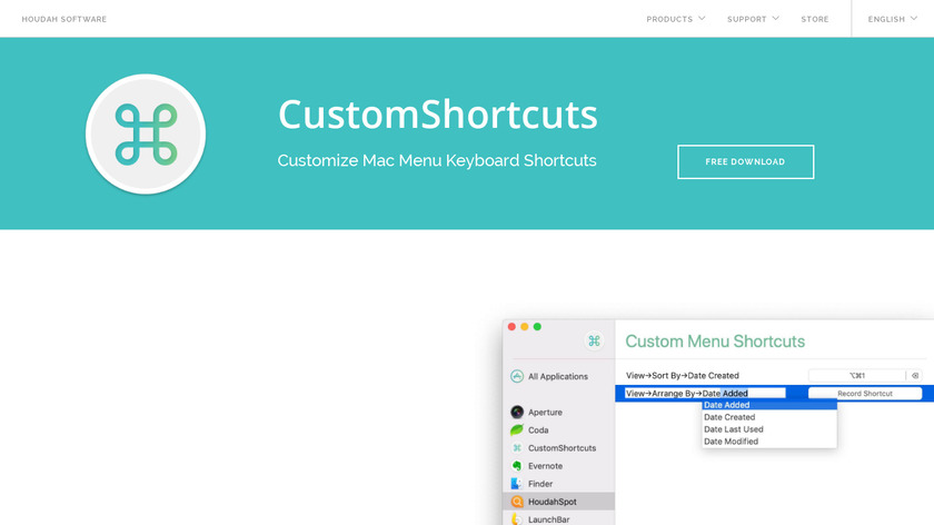 CustomShortcuts Landing Page