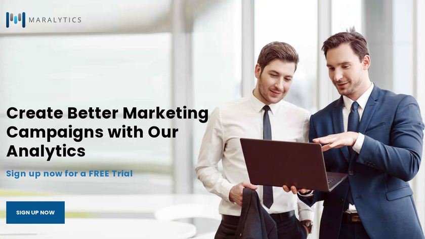 Maralytics Landing Page