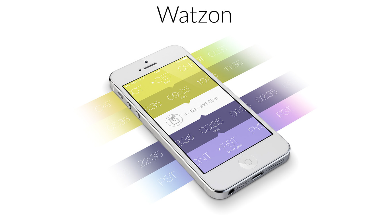 Watzon Landing page