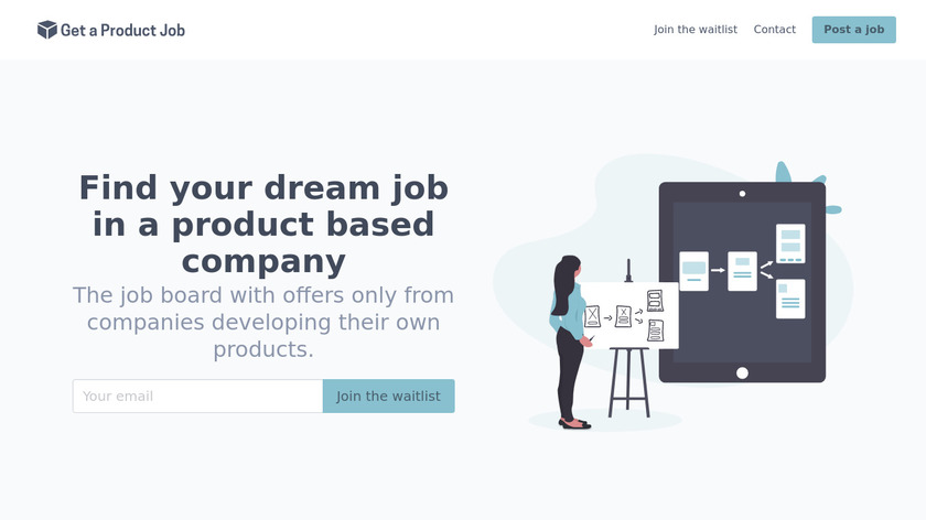 Get a Product Job Landing Page