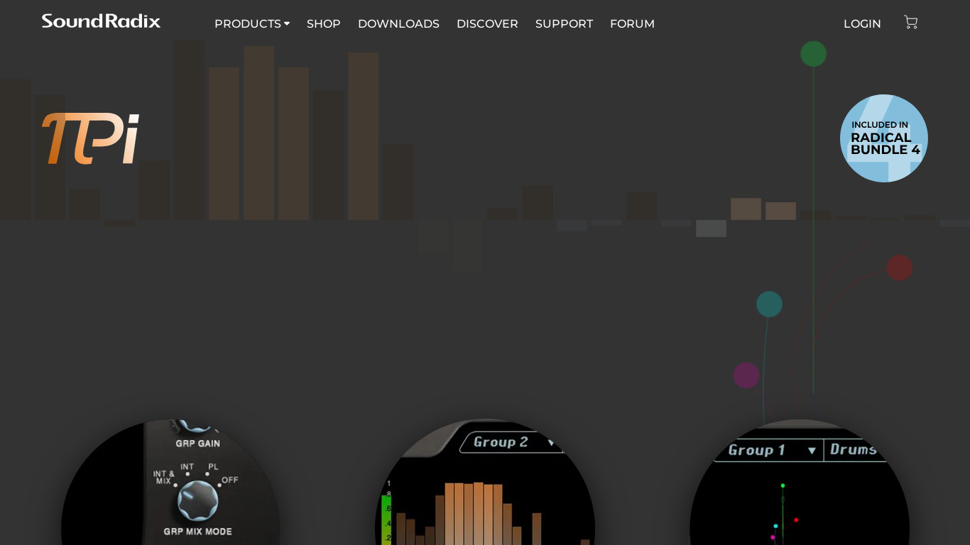 SoundRadix Pi Landing page