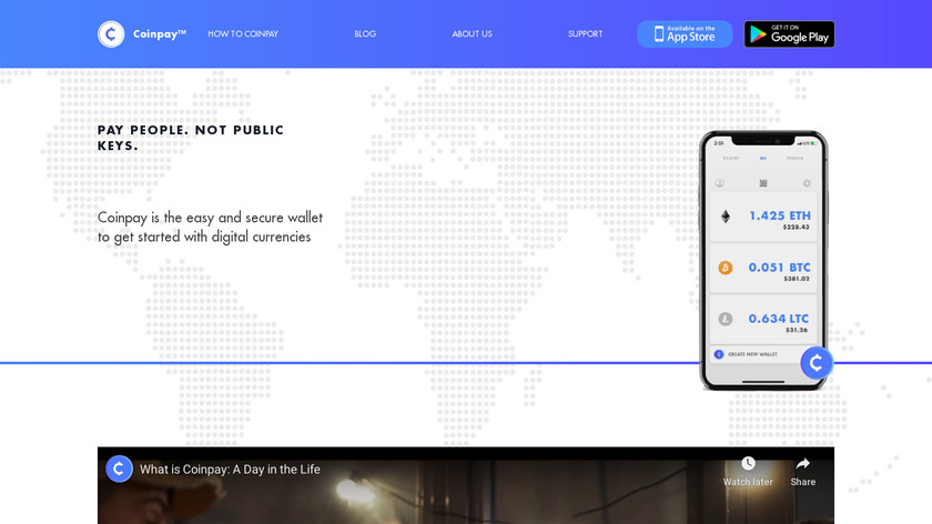 Coinpay Landing Page