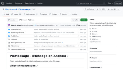 PieMessage image
