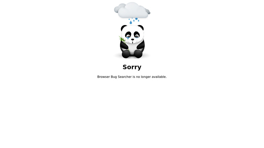 Browser Bug Searcher Landing Page