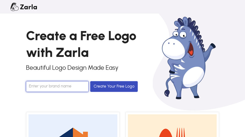 Zarla.com Landing Page
